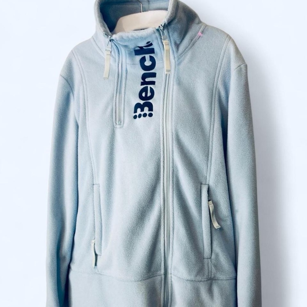 Bench Light blue Bench zip-up hoodie XL